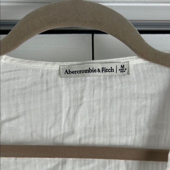 Abercrombie & Fitch Ivory Tie-Front Blouse - Picture 2 of 6